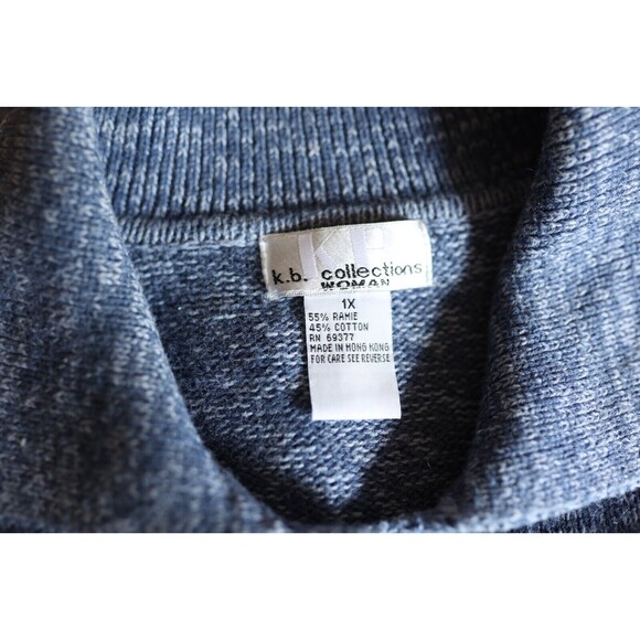 Vintage Americana Flag Red White & Blue Patriotic Inauguration Cardigan Sweater - Picture 4 of 12